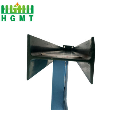 डब्ल्यू सेक्शन 1500 मिमी रेजर वायर के साथ जस्ती स्टील पालिसाड बाड़