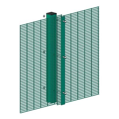 स्पष्ट दृश्य पीवीसी कोटिंग 358 उच्च सुरक्षा परिधि जाल विरोधी चढ़ाई बाड़