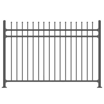 फैक्टरी मूल्य धातु बाड़ गोपनीयता जस्ती स्टील बाड़ पैनल