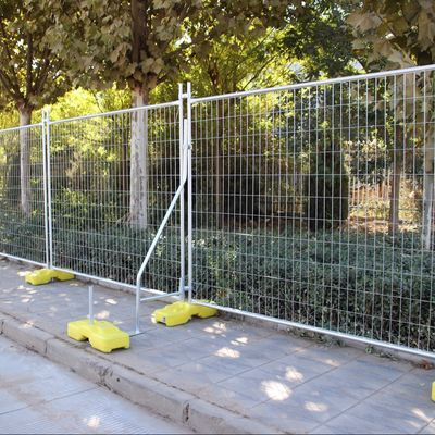 हटाने योग्य वेल्डेड गर्म डुबोया जस्ती ऑस्ट्रेलिया अस्थायी बाड़ निर्माण स्थल के लिए