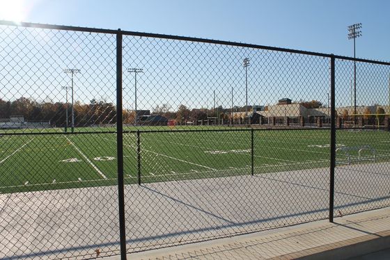 सस्ते कृषि इस्तेमाल किया भारी शुल्क जस्ती चक्रवात तार हीरा आकार जाल श्रृंखला लिंक PVC लेपित के साथ बाड़