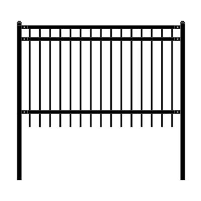 वास्तुकला घर उद्यान सजावटी कृषि खेत इस्पात लोहे ट्यूबलर Palisade तार बाड़ बाड़ लगाना