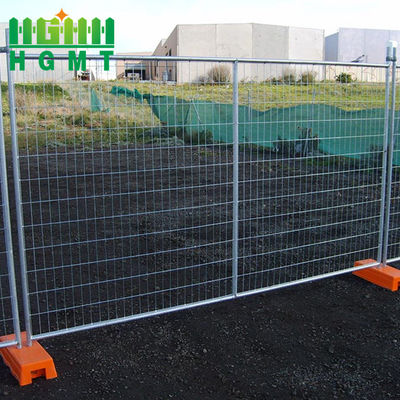 खेल के मैदान के लिए 6x10Ft गैल्वेनाइज्ड ऑस्ट्रेलिया अस्थायी बाड़ पैनल