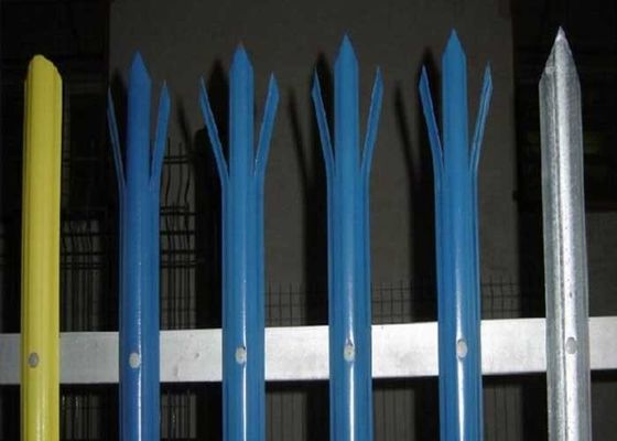 D अनुभाग सुरक्षा पलिसाड बाड़ 1.5 मीटर वर्ग पोस्ट