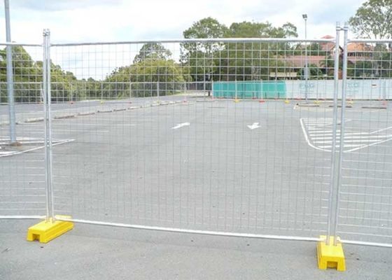 1.8*2.4m निर्माण स्थल सुरक्षा बाड़ गर्म डुबकी जस्ती बाड़