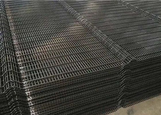 358 धातु बाड़ सुरक्षा पाउडर कोटिंग घुमाव के साथ विरोधी चढ़ाई