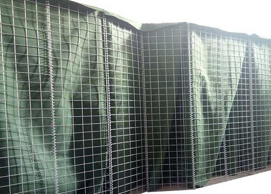 रक्षात्मक वेल्डेड हेस्को बैरियर ब्लास्ट वॉल हेस्को बस्टन 100x100 मिमी