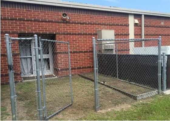 50*50 मिमी धातु चेन लिंक बाड़