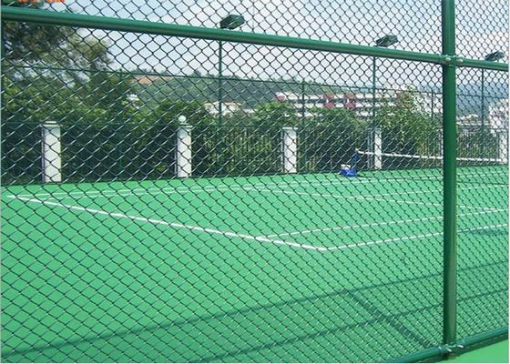 चिड़ियाघर जस्ती धातु श्रृंखला लिंक बाड़ 50 * 50 मिमी जाल