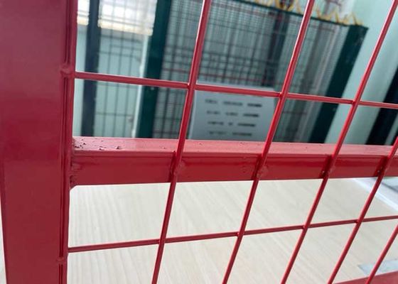 1.2mm W10.5ft अस्थायी सुरक्षा बाड़ OHSAS गर्म डुबकी जस्ती बाड़