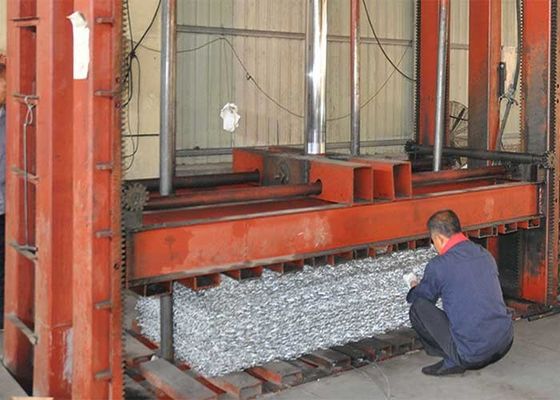 8*10 सेमी लचीला बुना गेबियन तार जाल आसानी से इकट्ठा