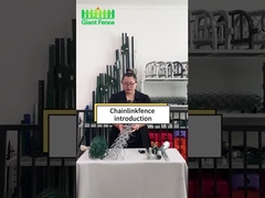 खेत के लिए आसानी से स्थापित एंटी रस्ट साइक्लोन वायर चेन लिंक बाड़